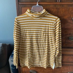 🤍💛Madewell Mustard Cotton Turtleneck NWT💛🤍